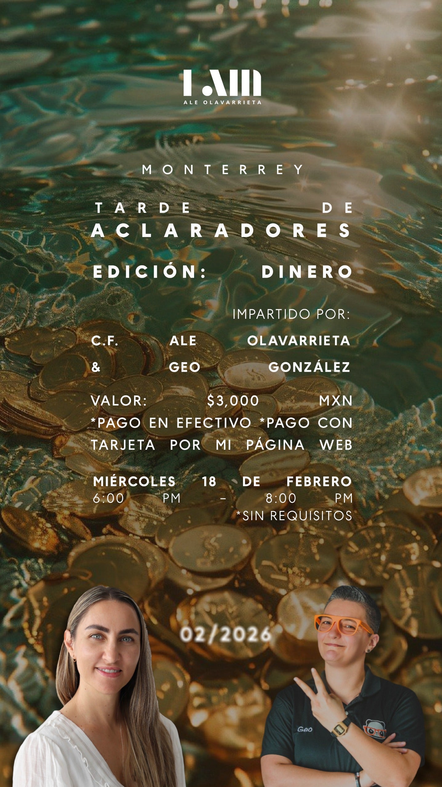 TARDE DE ACLARADORES EDICIÓN: DINERO