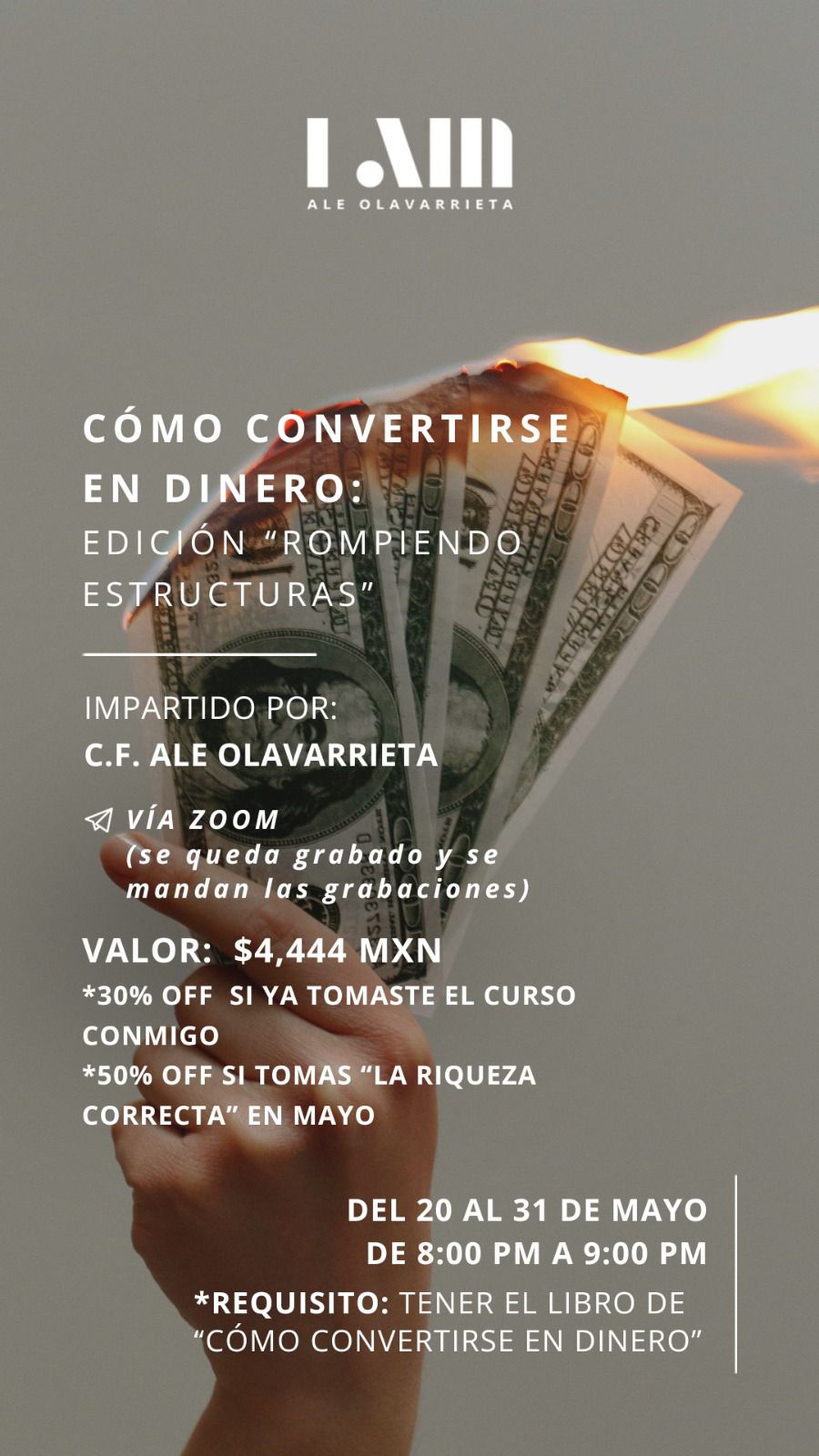 Como convertirse en dinero: "rompiendo estructuras"