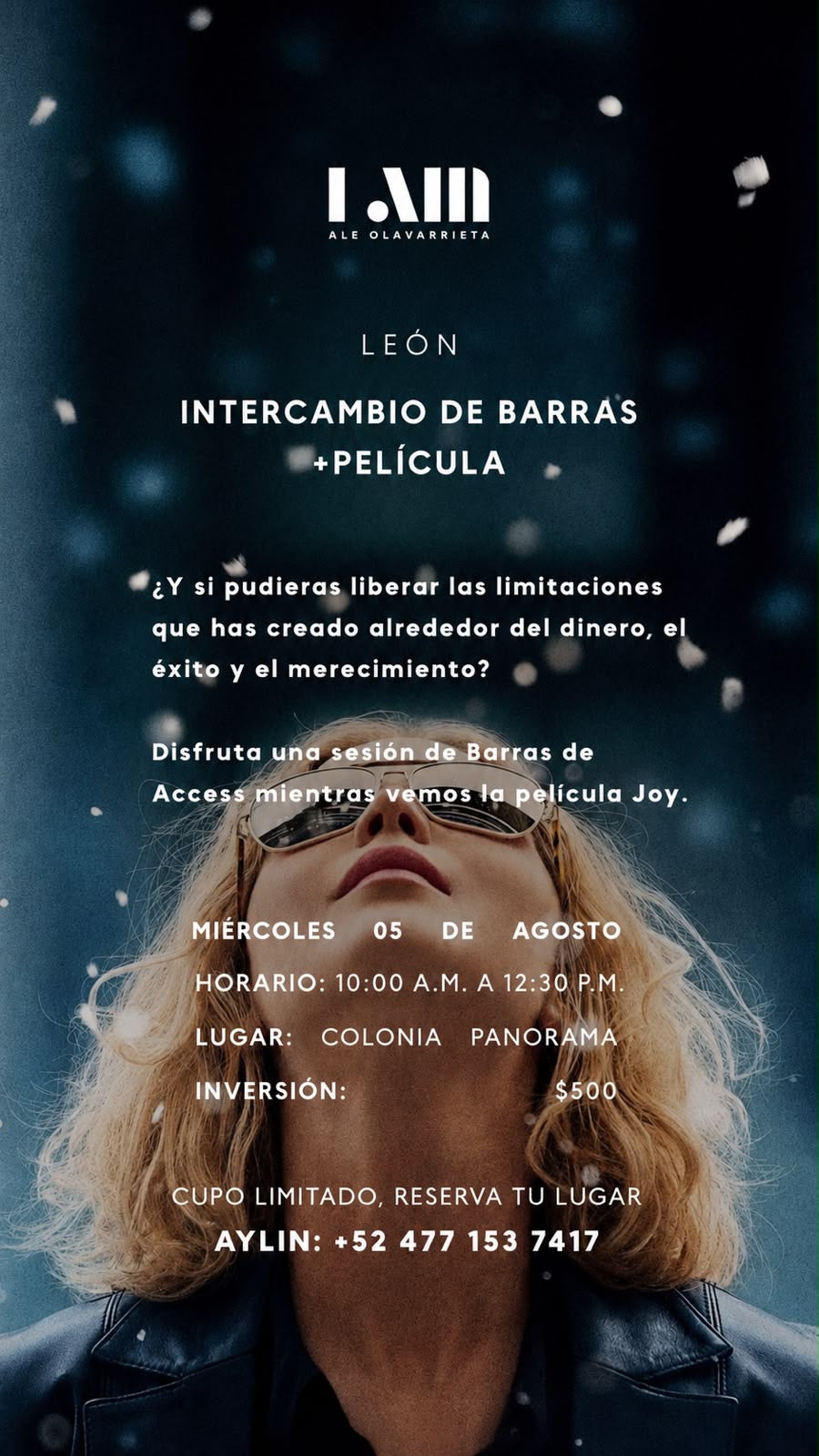 Intercambio de Barras viendo la Pelicula Joy (8 ago) León