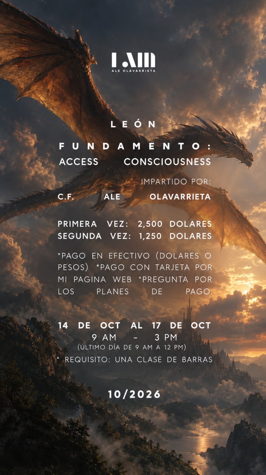 Fundamento (14 al 17 de oct) León